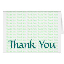 Thank You Greeting Card