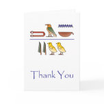 Thank You in Egyptian Hieroglyphics Card