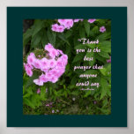 "Thank you' is the best prayer that... posters