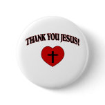 Thank You Jesus (Heart) buttons