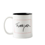 Thank you mug
