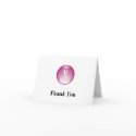 Thank You Note Breast Cancer Awareness cards