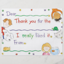 Thank You Note Flyer