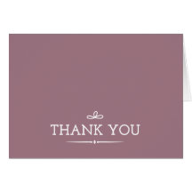 Thank You Note in Purple Cards