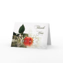 Thank You Orange Rose cards