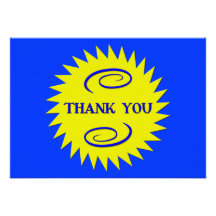 Thank you personalized invites