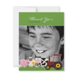 Thank You Photo Farm Card invitations