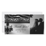 Thank You Photocard Chandelier Silver Black