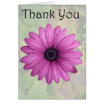 Thank you, pink flower greeting card