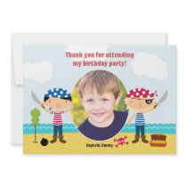 Thank You Pirate Photo Card