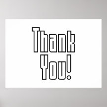 Thank You Poster