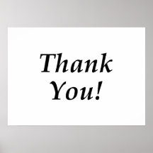 Thank You Poster