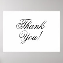 Thank You Poster