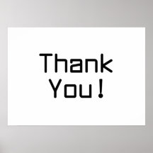 Thank You Poster