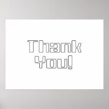 Thank You Poster