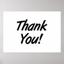 Thank You Posters
