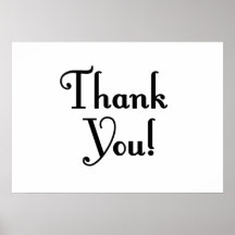 Thank You Print