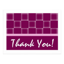 Thank You -Purple Postcards