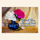 Thank you roses for Mum and dad cards