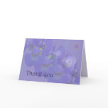 Thank You - Siberian Iris Greeting Card