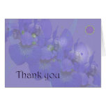 Thank You - Siberian Iris Greeting Card