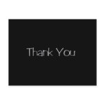 Thank You Silver postcards