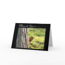 Thank You Squirrel greeting card