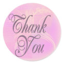 Thank you stickers for bridal shower