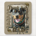 Thank You - Stone Paws - Rottweiler SambaParTi Dad mousepads