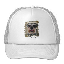 Thank You - Stone Paws - Schnauzer Mesh Hats