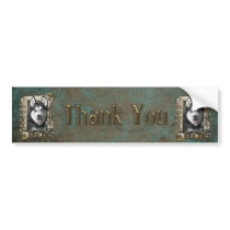 Thank You - Stone Paws - Siberian Husky - Dad