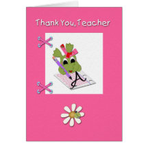 Thank You Teacher Card