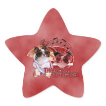 Thank You - Thank You Very Much - Chihuahua -Gizmo Star Sticker