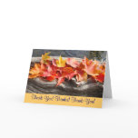 Thank You! Thanks! Thank You! Cards Autumn Leaves