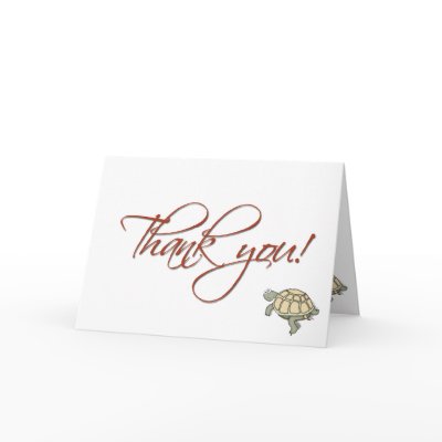Thank you turtle card by graphicdoodles