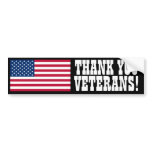 Thank You Veterans! Bumper Stickers