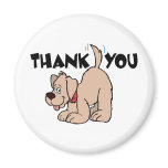 Thank You ~ Wagging Tail Dog magnets