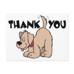 Thank You ~ Wagging Tail Dog postcards