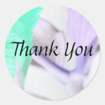 Thank You Watercolor Envelope Seal Sticker