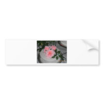 Thank you Wedding Cake Bumper Stickers