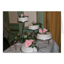 Thank you Wedding Cake Greeting Cards