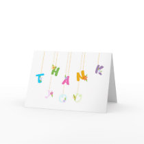 Thank you -  white card