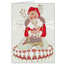 Thånka Santa Stationary Greeting Card