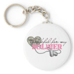 Thankful For My Soldier Key Chain
