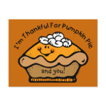Thankful For Pie Custom Postcard
