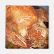 Thankful for Turkey Fridge Magnet