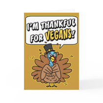 Thankful Turkey Greeting Cards