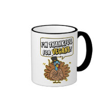 Thankful Turkey Ringer Mug
