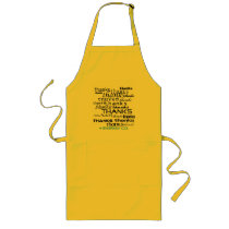 Thanks Apron Long Yellow