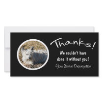 Thanks! Custom Photo Thank You Picture Card